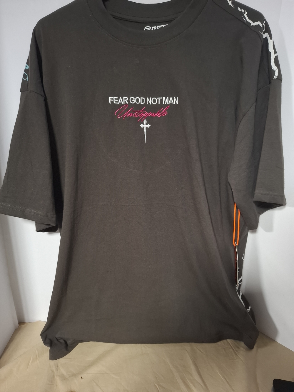 Fear God Not Man 'Unstoppable' Graphic Tee - Black